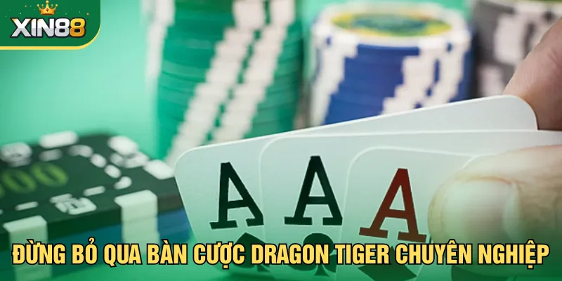 Đừng bỏ qua bàn cược Dragon Tiger chuyên nghiệp