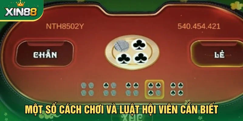Một số cách chơi và luật hội viên cần biết