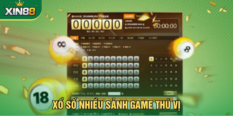 Xổ số nhiều sảnh game thú vị