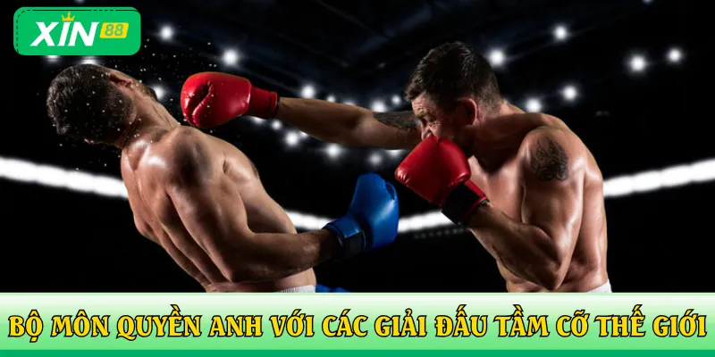 Bộ môn quyền anh với các giải đấu tầm cỡ thế giới
